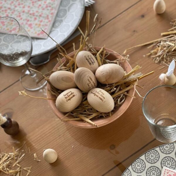 Oeuf en bois – Image 2