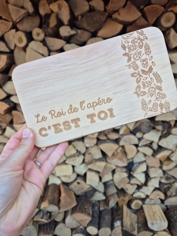 Planchette apéro Roi / Reine