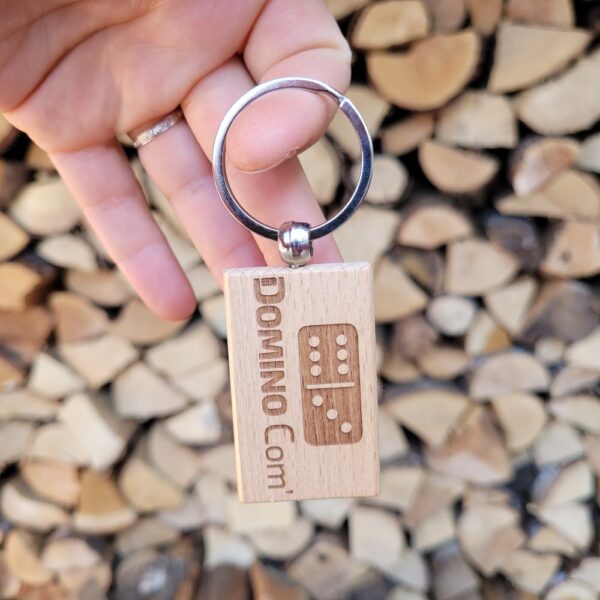 Porte clé rectangulaire sur-mesure