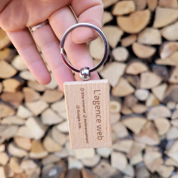Porte clé rectangulaire sur-mesure – Image 2