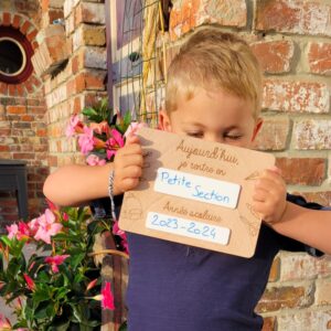 Pancarte rentrée scolaire