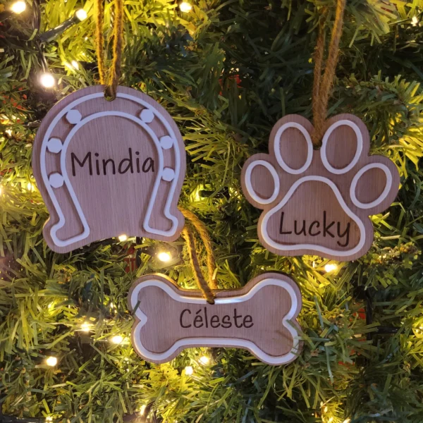 Déco sapin de Noël animal